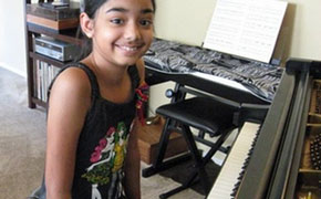 Arshiya's Piano Lesson